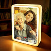 Custom Photo Mom, My Guiding Light - Family Personalized Custom LED Mirror Frame Lamp - Mother's Day, Gift For Mom, Daughter