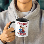 Custom Name Funny Couple Gifts - Personalized Accent Mugs