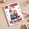 Forever And Ever - Couple Personalized Custom Vertical Rectangle Shaped Building Brick Blocks - Gift For Husband Wife, Anniversary