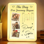 Custom Photo Couple Anniversary Gifts - Personalized Mirror LED Light