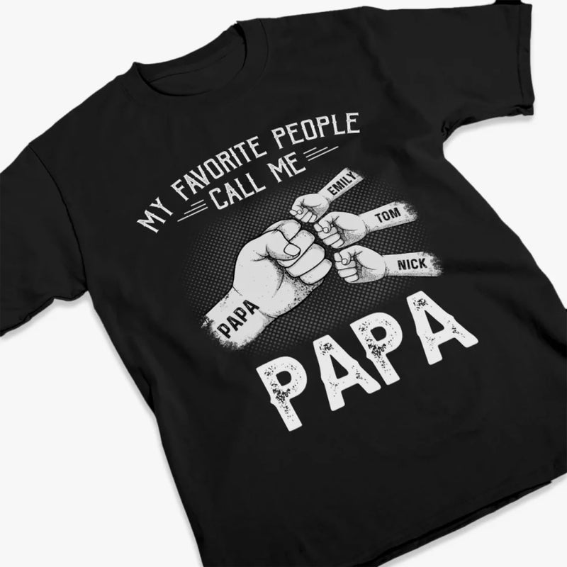 A Dad Like No Other - Family Personalized Custom Unisex T-shirt, Premium T-shirt, Hoodie - Father's Day, Gift For Dad, Grandpa