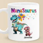 Custom Name Dinosaur Gifts for Kids - Personalized Mugs