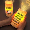 Laughing Together, Always Together - Bestie Personalized Custom LED Projection Flameless Candle - Gift For Best Friends, BFF, Sisters