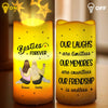 Laughing Together, Always Together - Bestie Personalized Custom LED Projection Flameless Candle - Gift For Best Friends, BFF, Sisters