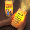 Besties Forever, Laughter Never Ends - Bestie Personalized Custom LED Projection Flameless Candle - Gift For Best Friends, BFF, Sisters