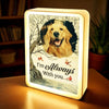 Custom Photo Gone But Never Forgotten, Always Loved - Memorial Personalized Custom LED Mirror Frame Lamp - Sympathy Gift For Pet Owners, Pet Lovers