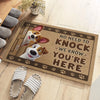 We Can Smell Your Arrival - Dog Personalized Custom Home Decor Decorative Mat - House Warming Gift For Pet Owners, Pet Lovers