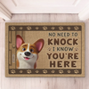 We Can Smell Your Arrival - Dog Personalized Custom Home Decor Decorative Mat - House Warming Gift For Pet Owners, Pet Lovers