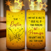 The Best Friendships Are Forever - Bestie Personalized Custom LED Projection Flameless Candle - Gift For Best Friends, BFF, Sisters