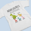 Raising Tiny Dinosaurs With Love -  Family Personalized Custom Unisex T-shirt, Premium T-shirt, Hoodie - Mother's Day Gift For Mom, Grandma