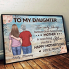 Watching You Become A Mom, My Proudest Moment - Family Personalized Custom Horizontal Poster - Mother's Day, Gift For Mom, Daughter