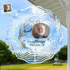 Custom Photo Still With You, Just Unseen - Memorial Personalized Custom Wind Spinner - Sympathy Gift For Family Members