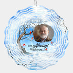 Custom Photo Memorial Garden Decor - Personalized Wind Spinner