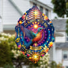 Angels Walk Beside Us Always - Memorial Personalized Custom Wind Spinner - Sympathy Gift For Family Members