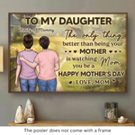 Custom Mother Daughter Mother's Day Gifts - Personalized Poster