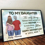 Custom Name Mother's Day Gifts for Daughter - Personalized Poster