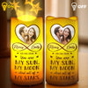 Custom Photo Forever In Love, Together Always - Couple Personalized Custom LED Projection Flameless Candle - Gift For Husband Wife, Anniversary
