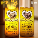 Custom Photo Couple Gifts - Personalized Projector LED Candle