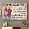 My Little Girl, My Biggest Pride - Family Personalized Custom Horizontal Poster - Mother's Day, Gift For Mom, Daughter