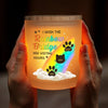 I Wish The Rainbow Bridge Had Visiting Hours - Memorial Personalized Custom Printed Glass Jar With LED Candle - Sympathy Gift For Pet Owners, Pet Lovers