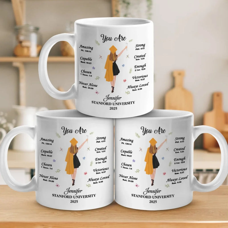 Believe In Yourself And All That You Are - Family Personalized Custom Mug - Graduation Gift For Family Members, Siblings, Brothers, Sisters