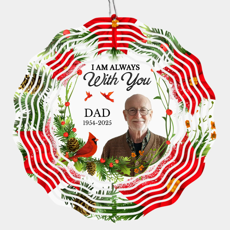 Custom Photo Memorial Dad Gifts - Personalized Wind Spinner