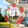 Custom Photo You Will Be Missed, Always Loved - Memorial Personalized Custom Wind Spinner - Sympathy Gift For Family Members