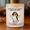 Custom Photo Forever In My Heart - Memorial Personalized Custom Printed Glass Jar With LED Candle - Sympathy Gift For Pet Owners, Pet Lovers