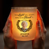 Custom Photo A Beautiful Soul, A Forever Glow - Memorial Personalized Custom Printed Glass Jar With LED Candle - Sympathy Gift For Family Members
