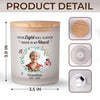 Custom Photo Your Light Will Always Shine - Memorial Personalized Custom Printed Glass Jar With LED Candle - Sympathy Gift For Family Members