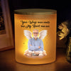 Custom Photo Your Light Will Always Shine In My Heart - Memorial Personalized Custom Printed Glass Jar With LED Candle - Sympathy Gift For Family Members