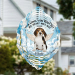 Custom Pet Photo Memorial Garden Decor - Personalized Wind Spinner