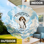 Custom Pet Photo Memorial Garden Decor - Personalized Wind Spinner