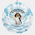 Custom Pet Photo Memorial Garden Decor - Personalized Wind Spinner