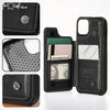 My First Superhero - Family Personalized Custom Leather Flip Wallet Phone Case - Father's Day, Gift For Dad, Grandpa