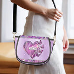 Custom Nana Family Gifts - Personalized Leather Saddle Bag
