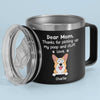 You’re Pawsome, Dad - Dog & Cat Personalized Custom 14oz Stainless Steel Tumbler With Handle - Gift For Pet Owners, Pet Lovers