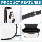 Custom Name Grandma Gifts for Grandmother - Personalized Leather Saddle Bag