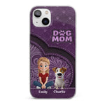 Custom Name Dog Mom Gifts for Women - Personalized Phone Case