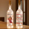 Dream Big, Graduate Bigger - Family Personalized Custom Bottle Lamp - Graduation Gift For Family Members, Siblings, Brothers, Sisters