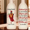 Dream Big, Graduate Bigger - Family Personalized Custom Bottle Lamp - Graduation Gift For Family Members, Siblings, Brothers, Sisters