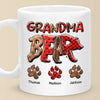 Grandma’s Love Is Unbearable - Family Personalized Custom Mug - Mother's Day, Gift For Mom, Grandma