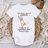 A Love As Pure As A Mother’s Touch - Family Personalized Custom Baby Onesie - Mother's Day, Baby Shower Gift, Gift For First Mom