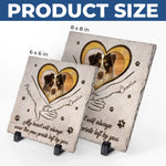Custom Pet Photo Dog Memorial Gifts - Personalized Stone With Stand