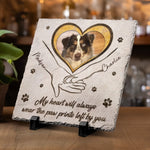 Custom Pet Photo Dog Memorial Gifts - Personalized Stone With Stand