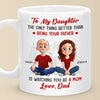 Daddy's Little Girl Forever - Family Personalized Custom Mug - Gift For Dad, Daughter