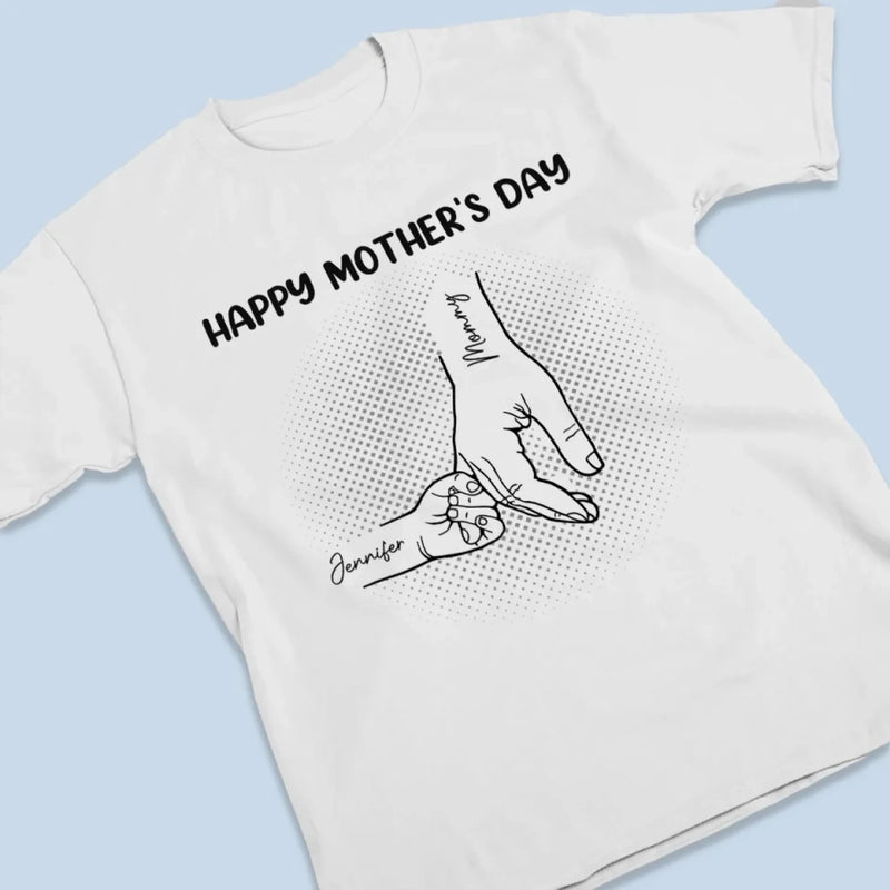 Custom Name Mother and Child Mother's Day Gifts for Mom - Personalized Apparel