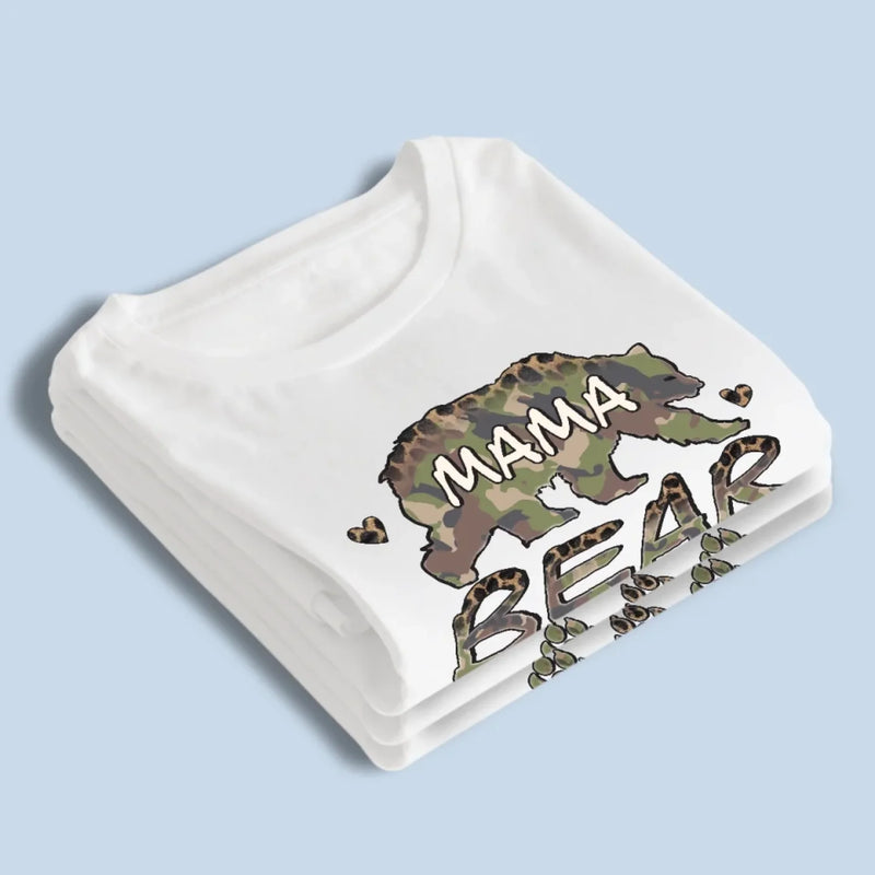 Wild, Strong, And Mama Bear Tough -  Family Personalized Custom Unisex T-shirt, Premium T-shirt, Hoodie - Mother's Day, Gift For Mom, Grandma