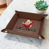 Nothing Better Than Time With You - Couple Personalized Custom Leather Valet Tray - Gift For Husband Wife, Anniversary