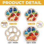 Custom Name Dog Memorial Gifts - Personalized Suncatcher Ornament